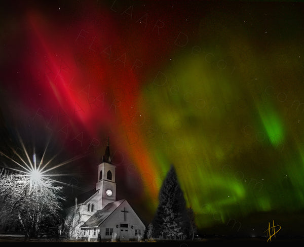 Northern Lights in the Heavens