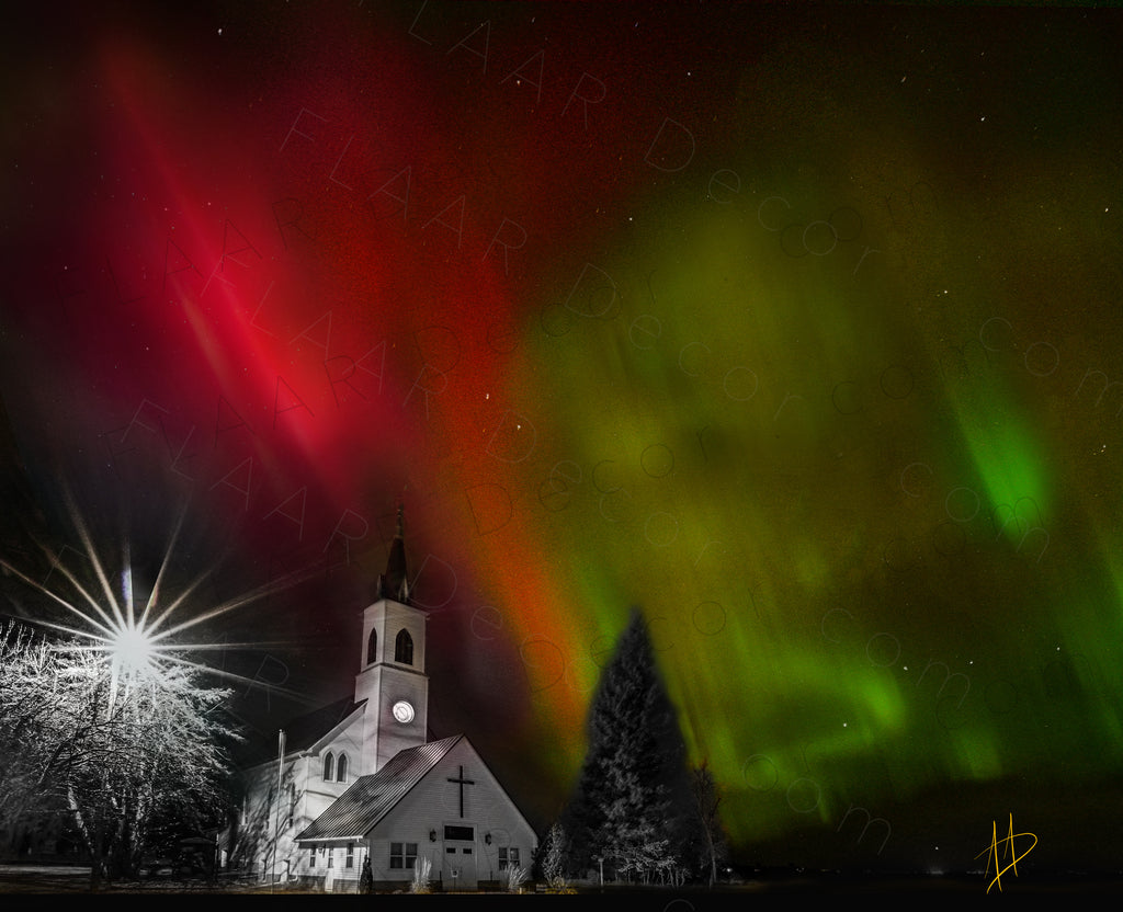 Northern Lights in the Heavens