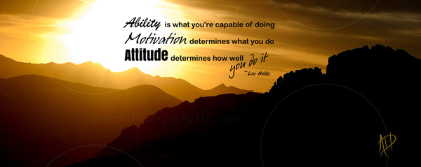The Ability The Motivation The Attitude