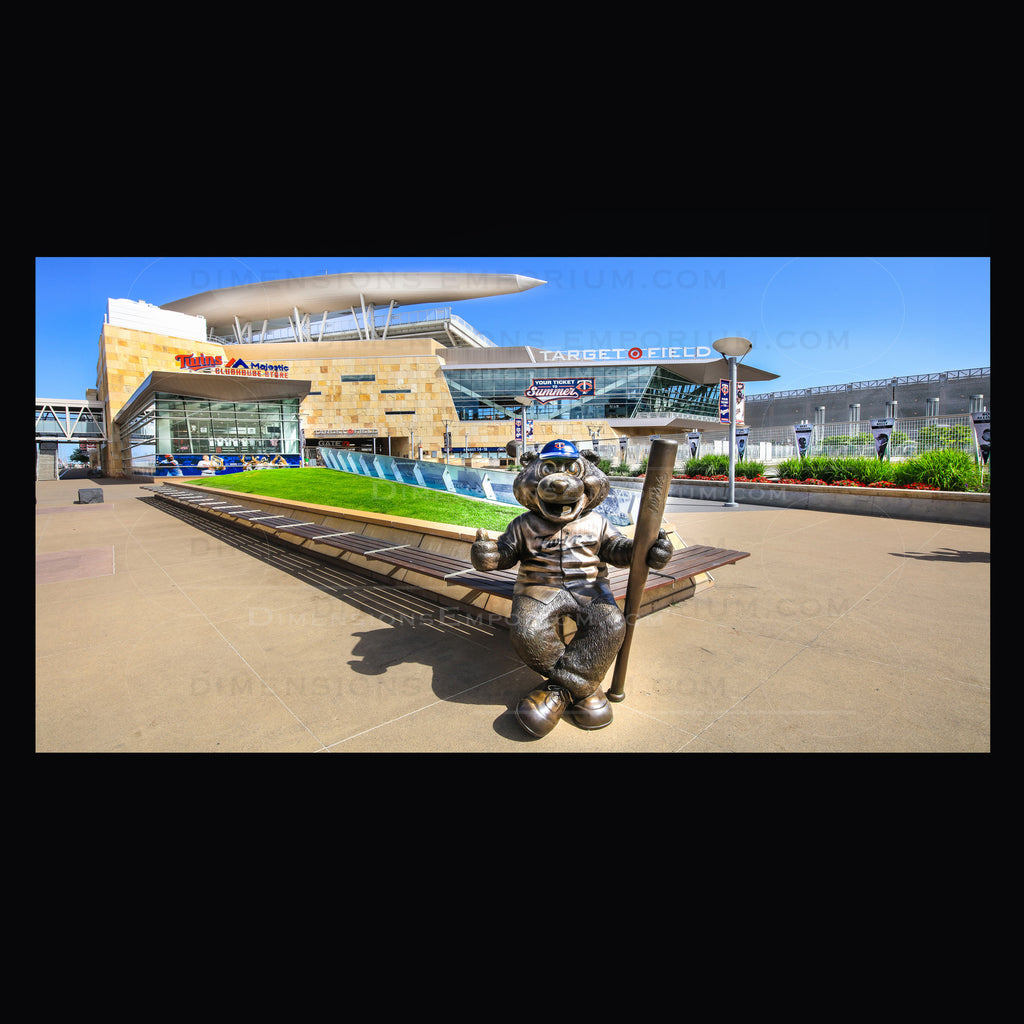 TC Bear Welcome to Target Field