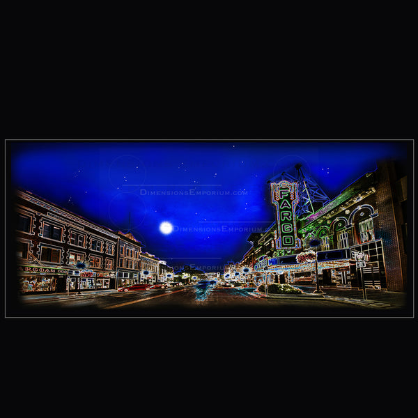 Starry Night Downtown Fargo