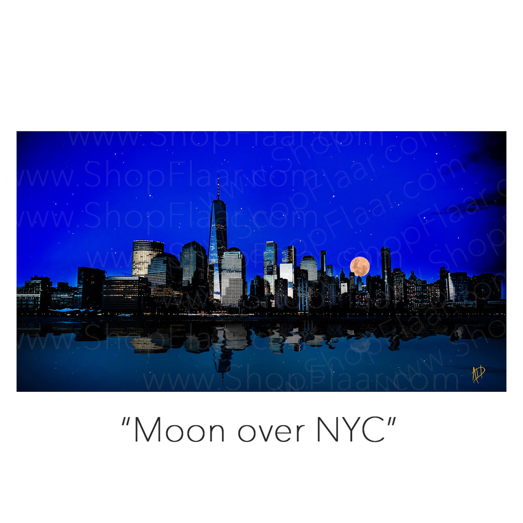 The Moon over NYC