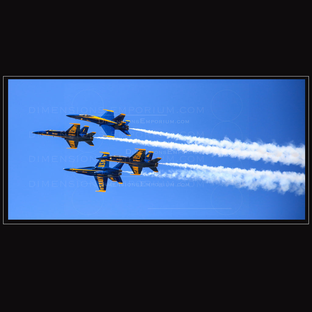 Quad Power of Blue Angels